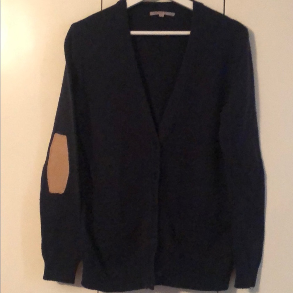 Navy v-neck cardigan